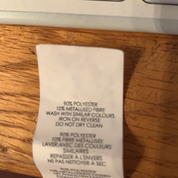 AMIE Strappy Metallic Shimmer Wrap Front Bodysuit NWT - Picture 9 of 14